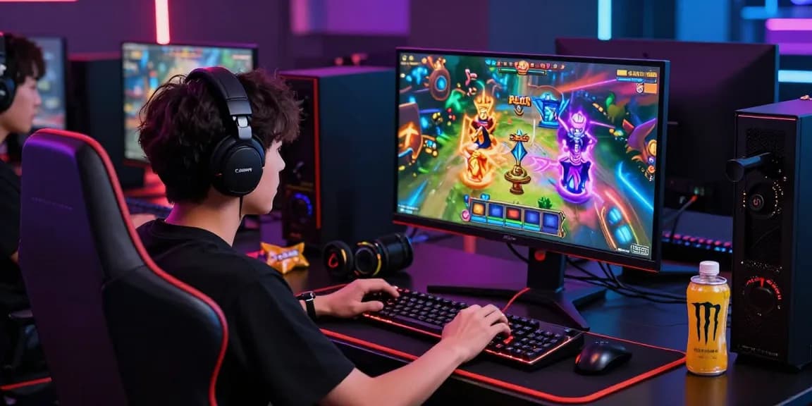 Exciting slot raja gaming scene with vibrant graphics and player engagement.