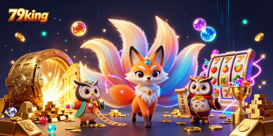 Experience the 79king gaming magic with colorful spirits and dazzling treasures in action