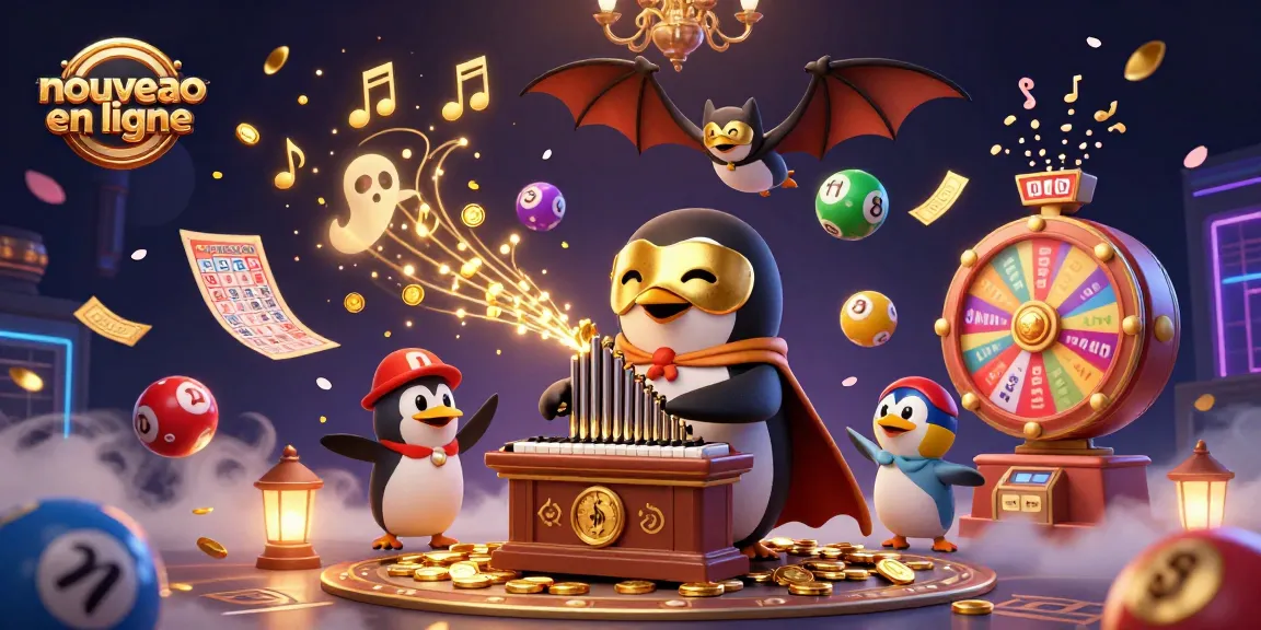 Jouez sur un nouveau casino en ligne tout en profitant de cette illustration dynamique pleine de jeux d'argent