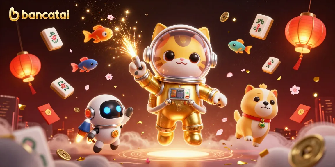 Experience exhilarating gameplay at bancatai with vibrant 3D casino elements and characters.