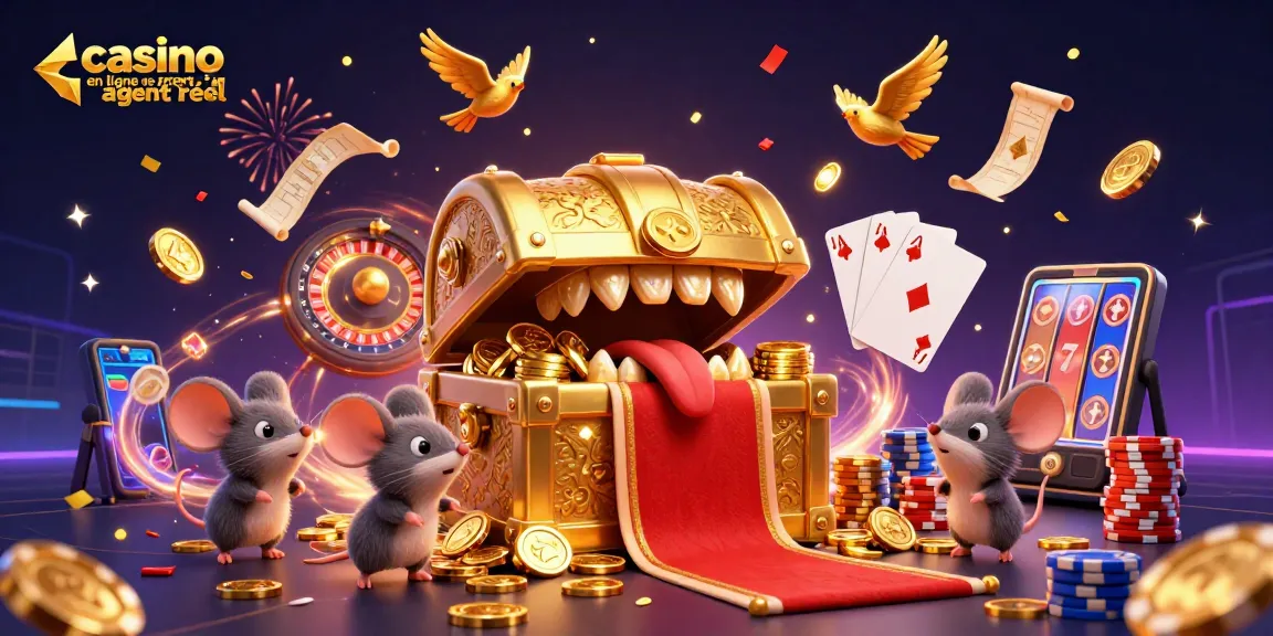 Jouez à casino en ligne argent réel avec un coffre au trésor attirant et de riches éléments de jeu.