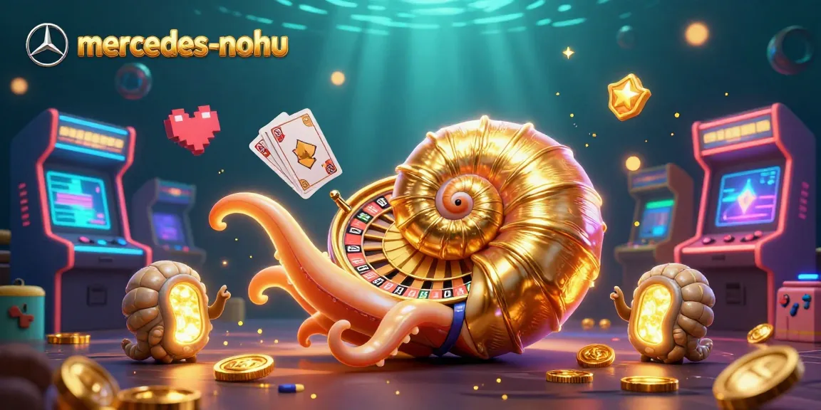 Win big at mercedes-nohu with immersive 3D casino illustration showcasing vibrant gaming elements.