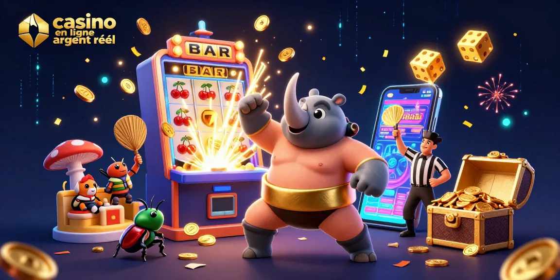 Éprouvez des sensations fortes avec le casino en ligne argent réel et un combat de sumos fascinant.