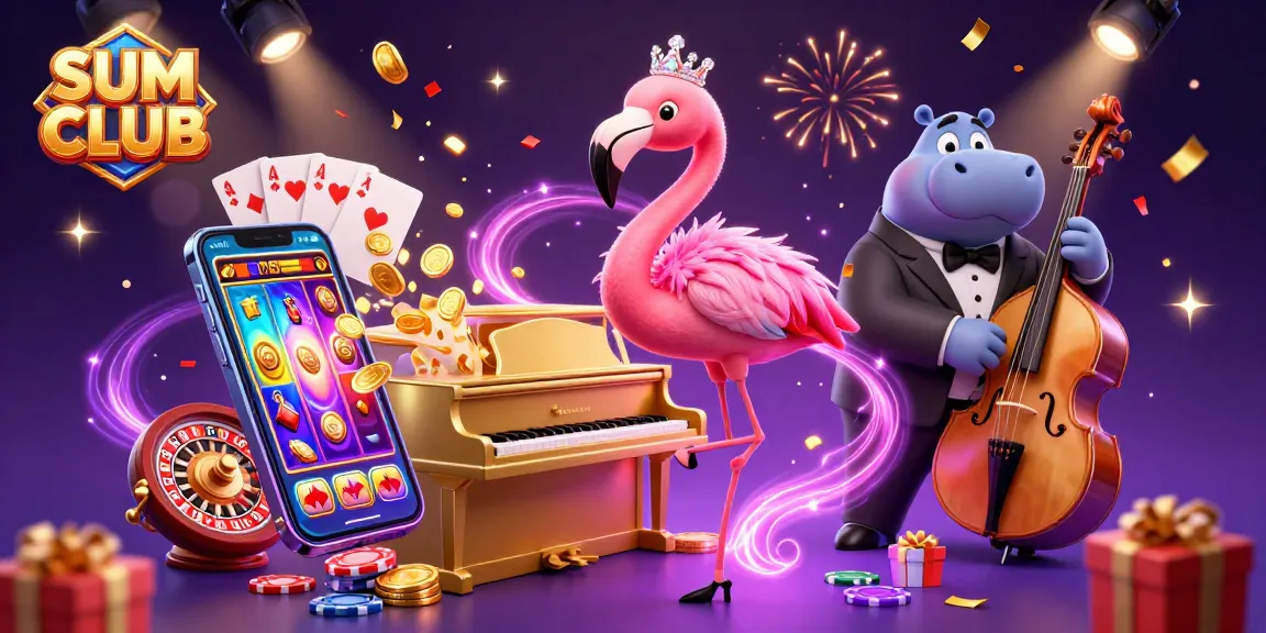 SUM CLUB engages players with vibrant visuals and exciting gameplay in a lively casino atmosphere.