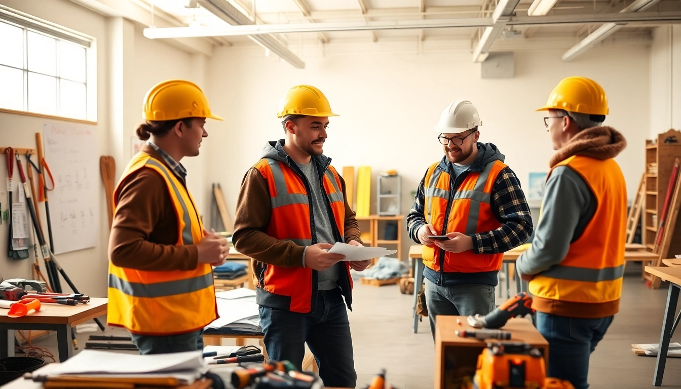 Enhance your career with construction training san antonio tx, featuring diverse learners in an interactive setting.