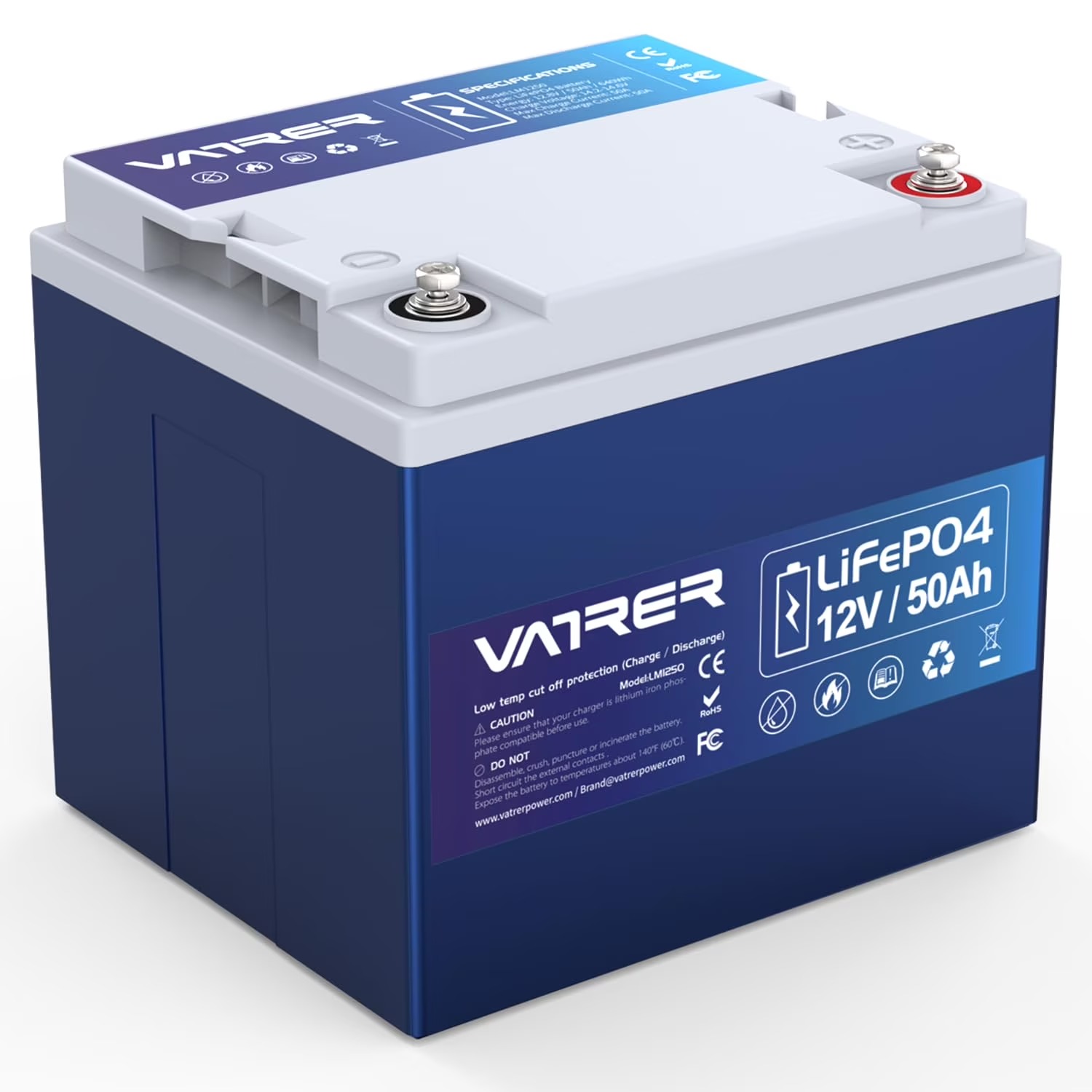 Vatrer Power Lithium Golf Cart Batteries with Premium 48V 105Ah Lithium Battery Performance