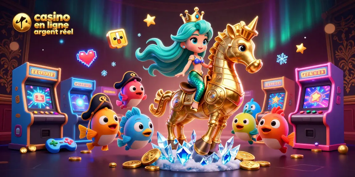 Gagnez avec le casino en ligne argent réel dans un monde féerique coloré.