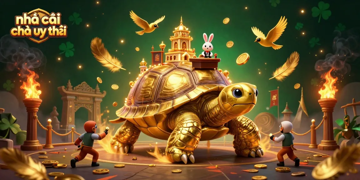 Engage with nhà cái nào uy tín featuring a golden tortoise casino with a rabbit dealer