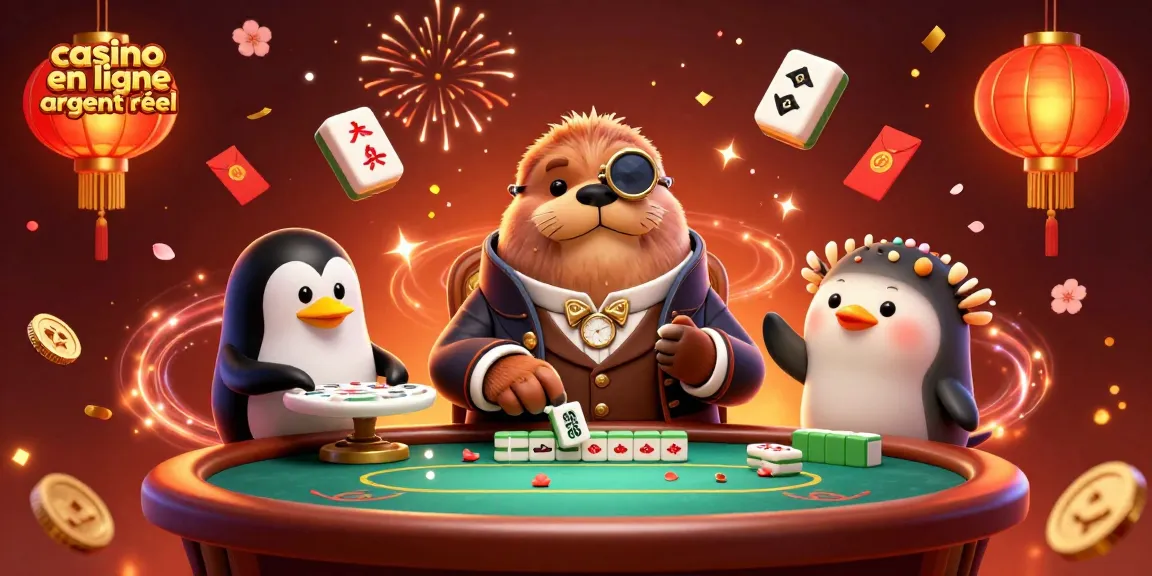 Gagnez aux jeux avec casino en ligne argent réel dans cette scène immersive et festive.
