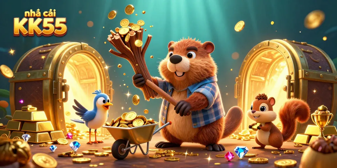Engage with exciting games at nhà cái KK55 while collecting golden coins in a vibrant casino universe.
