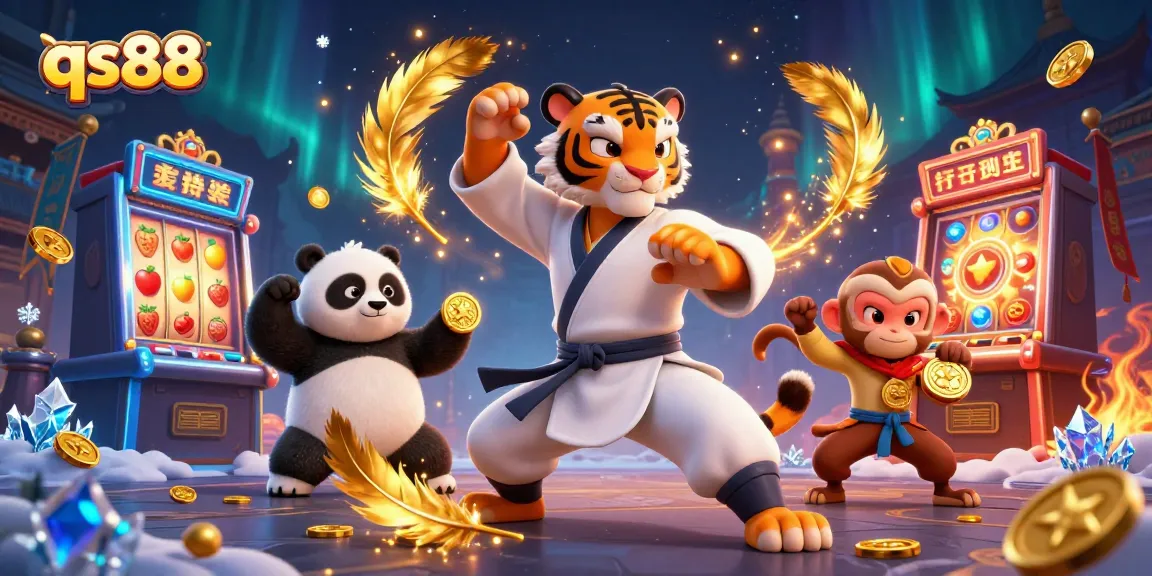 Engage with qs88 and unlock thrilling slot jackpots in an exciting 3D casino scene.