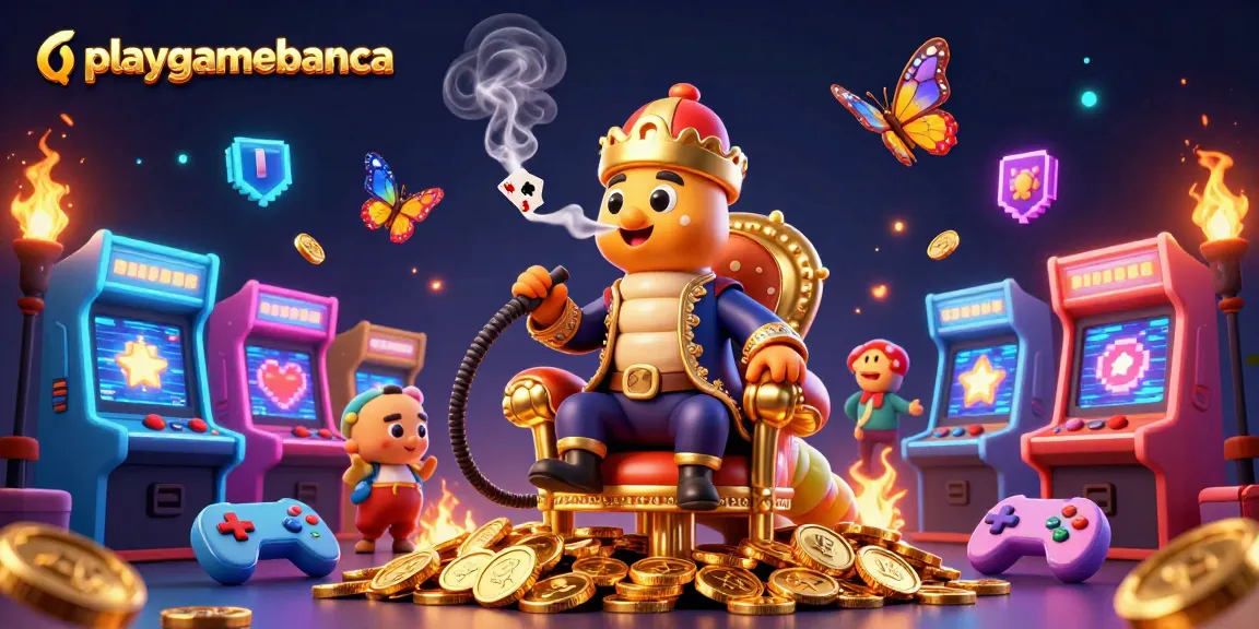 Experience thrilling gameplay and win big at playgamebanca with vibrant 3D casino elements.