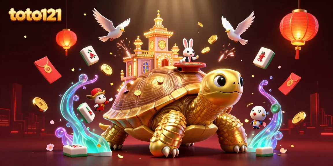 Deposit golden coins while enjoying the vibrant toto121 casino experience with lively characters.