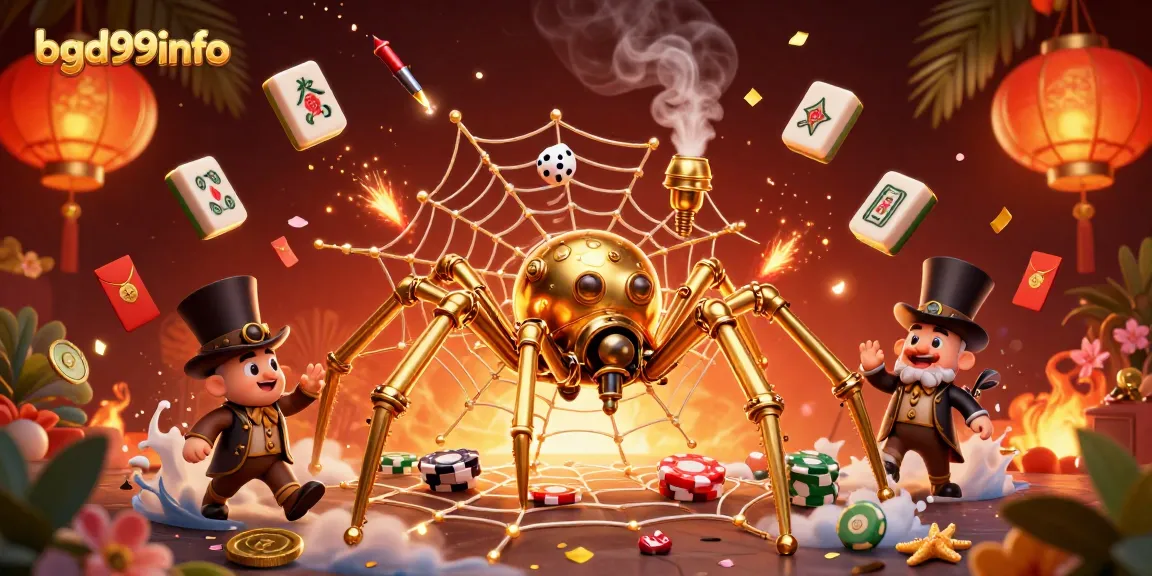 Engage with bgd99info's dynamic casino scene featuring steampunk elements and poker themes.
