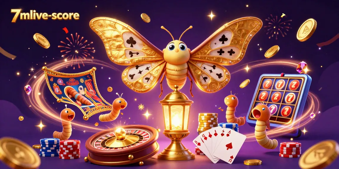 Enhance your game with 7mlive-score's dynamic casino illustration showcasing vibrant elements.