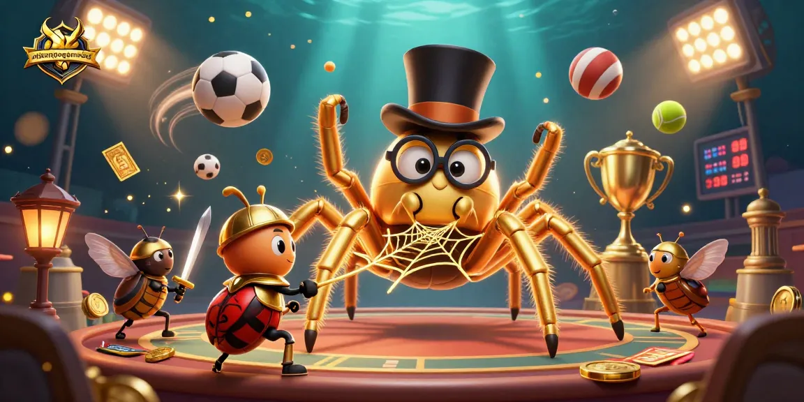 Experience the thrill of Callbreak at nhanquagamebai, featuring a golden tarantula and beetle knight