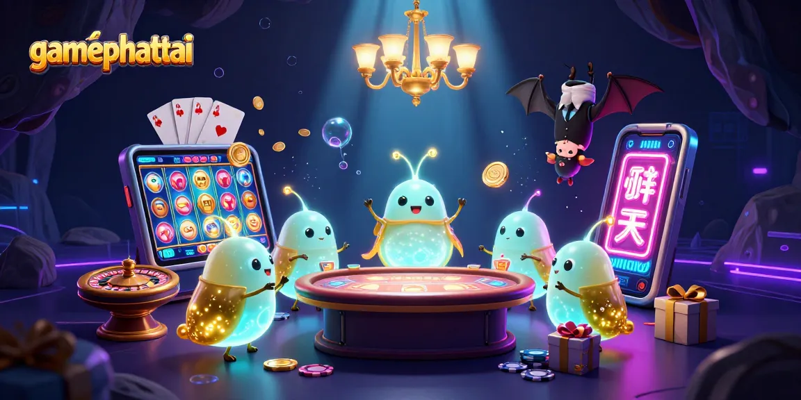 Experience thrilling gameplay with gamephattai's glowing casino creatures and dynamic slot features!