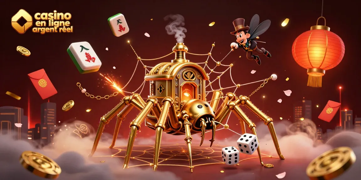 Visualisez un monde excitant de jeux avec le casino en ligne argent réel, où des personnages captivants dansent au milieu de symboles de fortune.