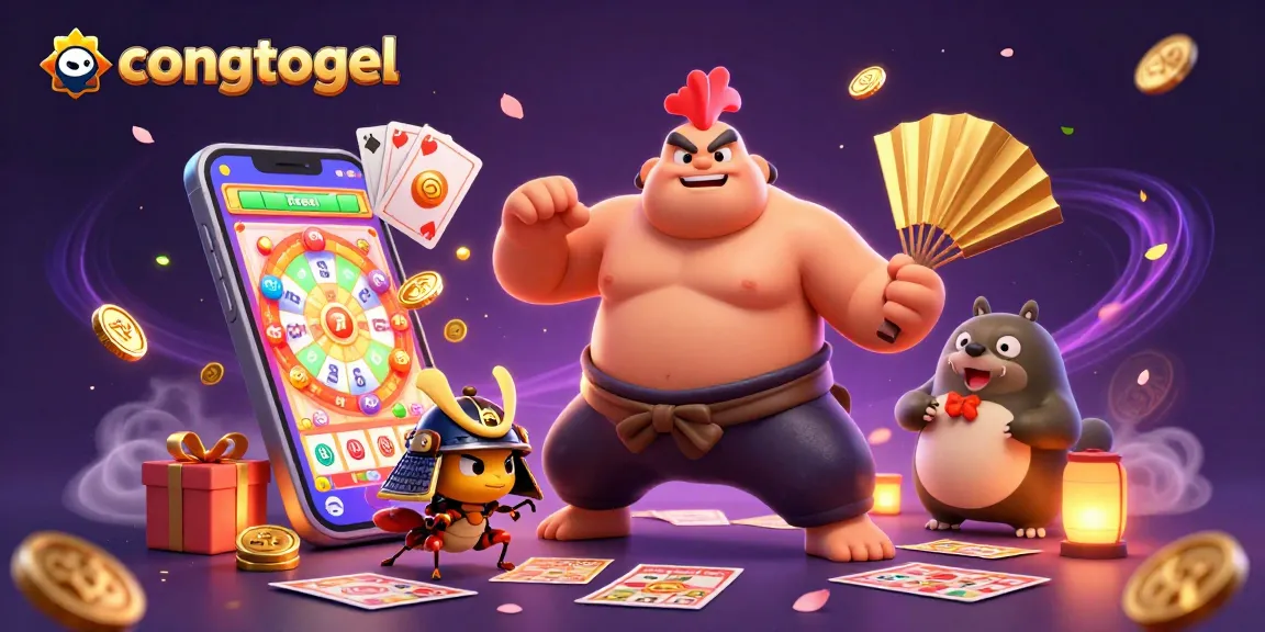 Engage in thrilling lottery excitement with congtogel featuring animated characters and vibrant gaming elements.