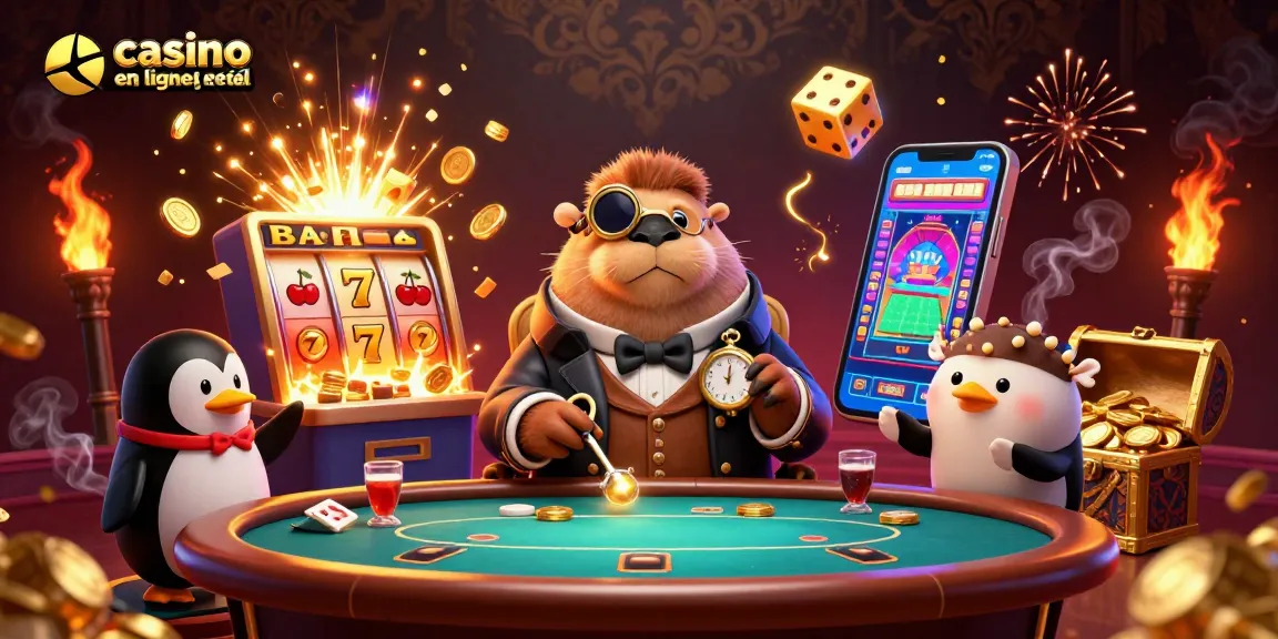 Visitez votre casino en ligne argent réel favori avec un tableau exclusif de jeu et des éléments de casino éclatants.