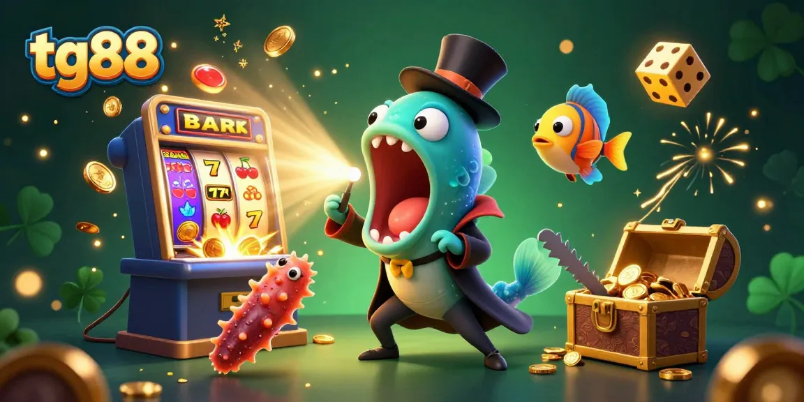 Engage with exciting slots and games at tg88 featuring a magical undersea performance with vibrant casino elements.