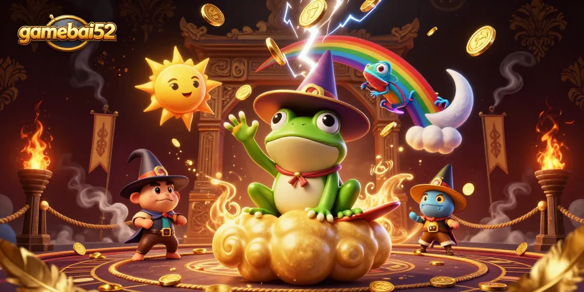 Engage in gamebai52 with thrilling casino elements in a vibrant 3D illustration.