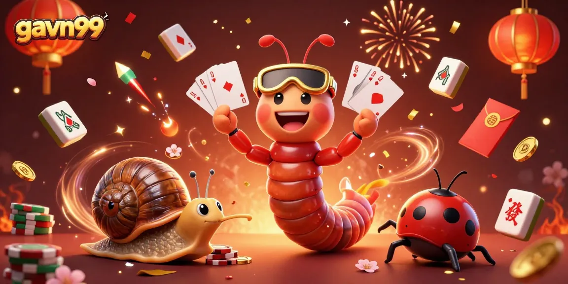 Join the excitement at gavn99 with a vibrant, energetic 3D illustration showcasing a unique atmosphere.