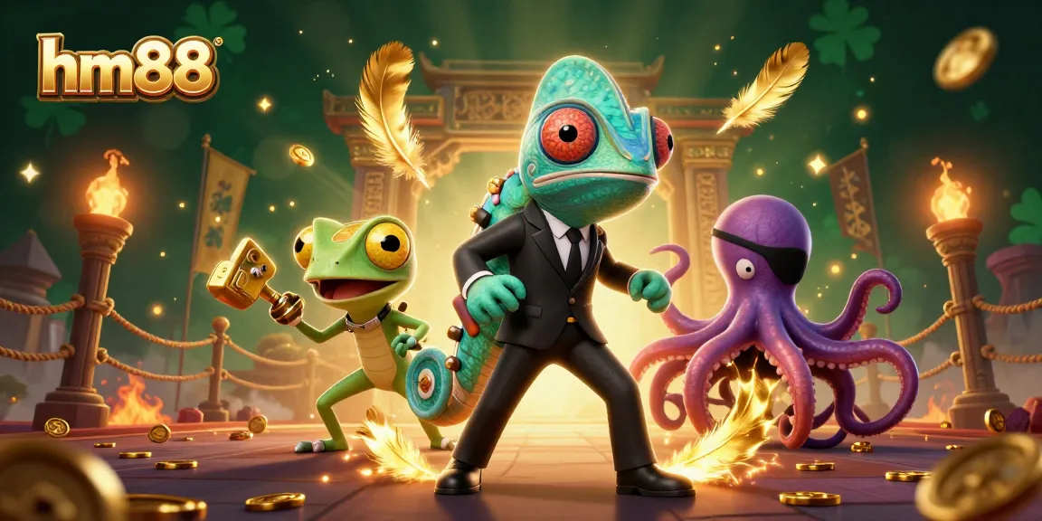 Experience the thrill at hm88 with dynamic gameplay featuring vibrant characters and exciting casino elements.